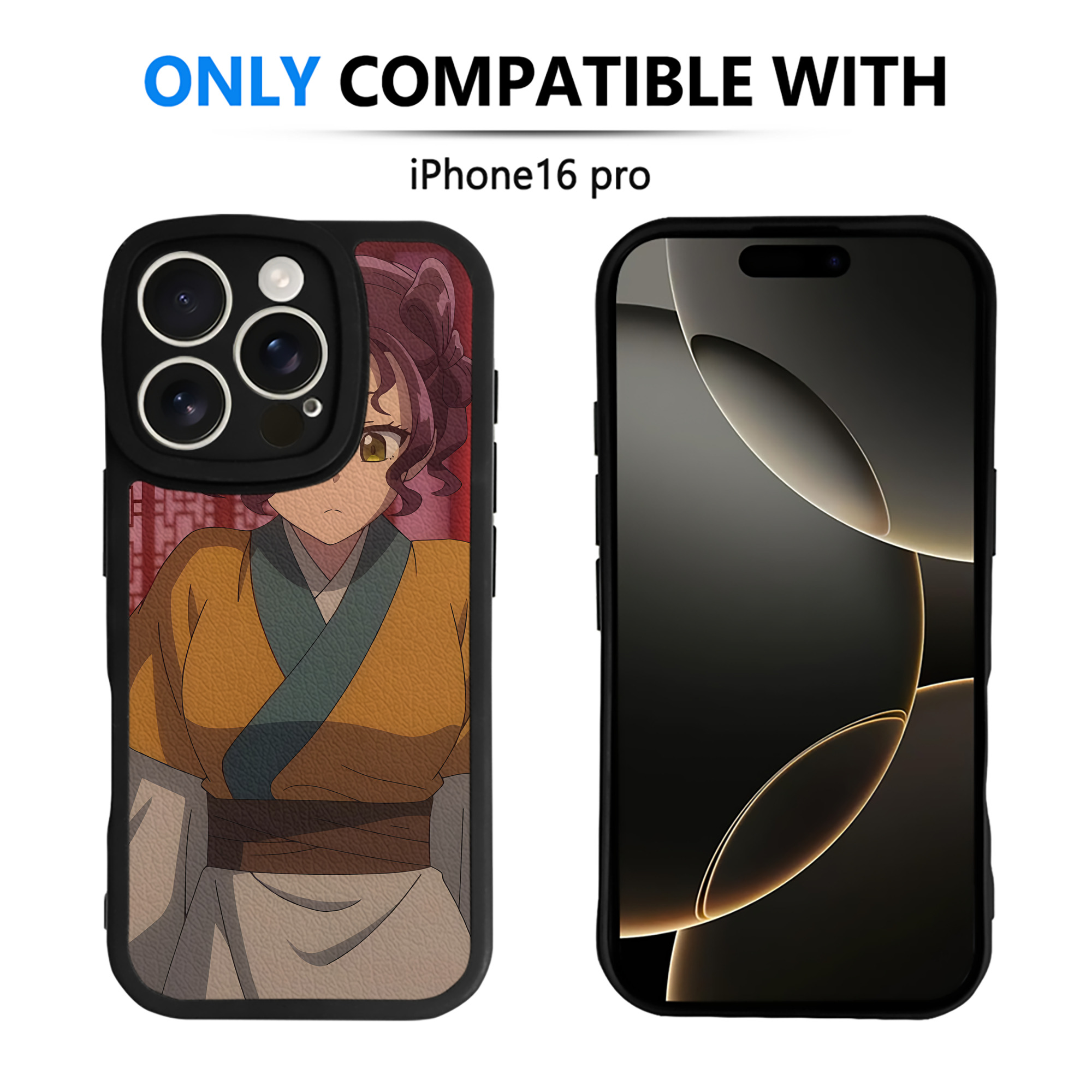 （画像用） 薬屋のひとりごと The Apothecary Diaries 【iPhone 16シリーズ対応】シリコンスマホケース（レザー調） 材質：シリコン